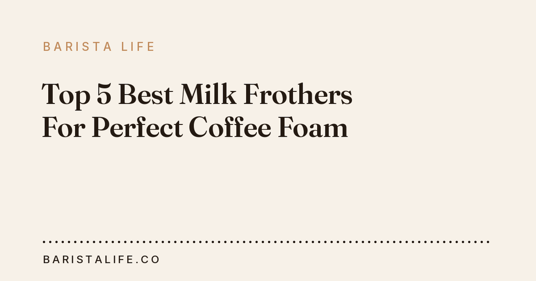 Top 5 Best Milk Frothers For Perfect Coffee Foam