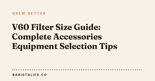 V60 Filter Size Guide: Complete Accessories Equipment Selection Tips