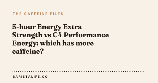 5-hour Energy Extra Strength vs C4 Performance Energy: which has more caffeine?