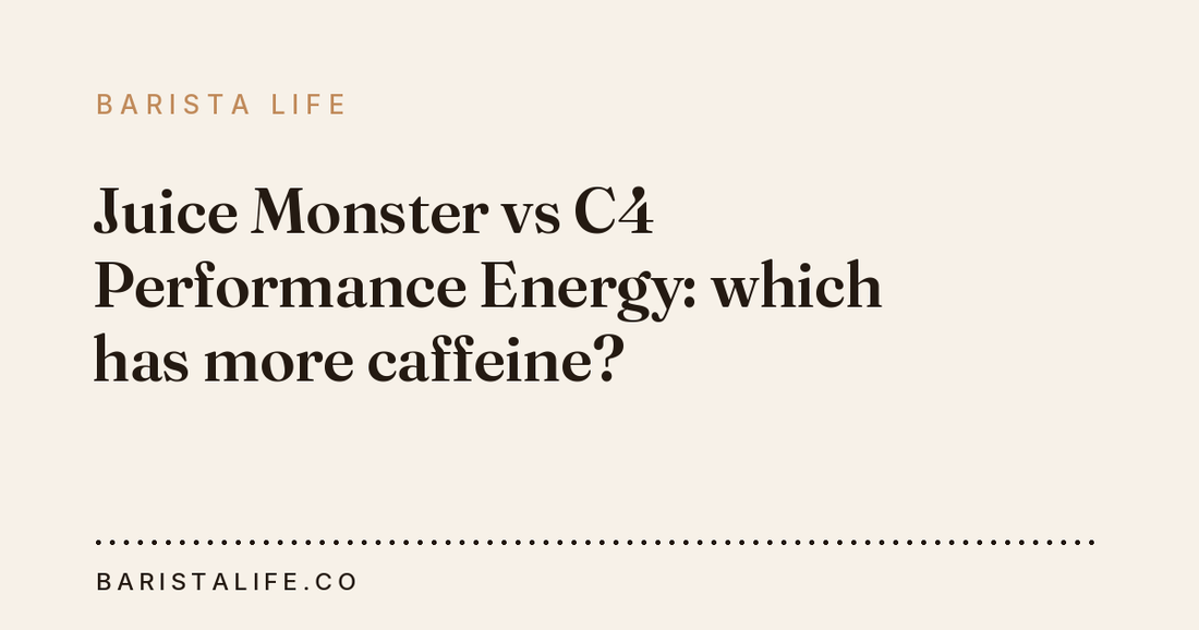 Juice Monster vs C4 Performance Energy: which has more caffeine?