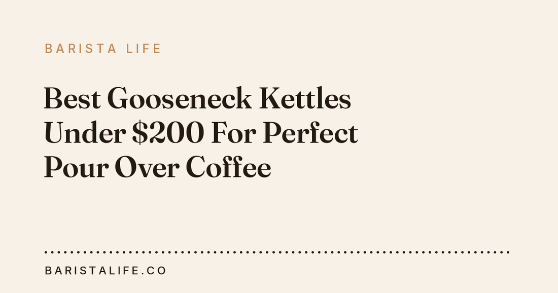 Best Gooseneck Kettles Under $200 For Perfect Pour Over Coffee