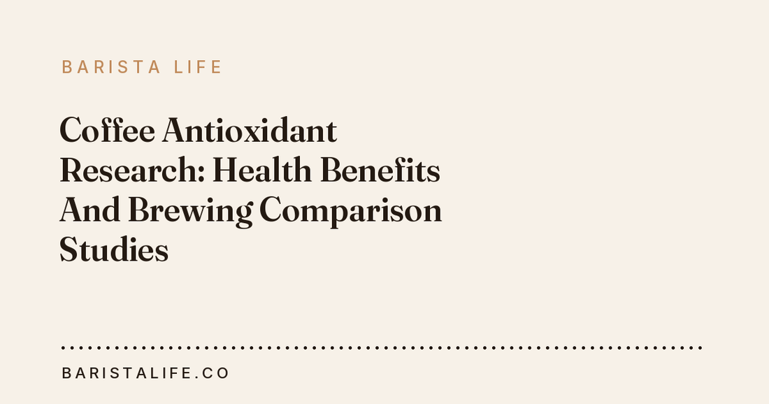 Coffee Antioxidant Research: Health Benefits And Brewing Comparison Studies