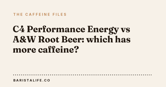 C4 Performance Energy vs A&W Root Beer: which has more caffeine?
