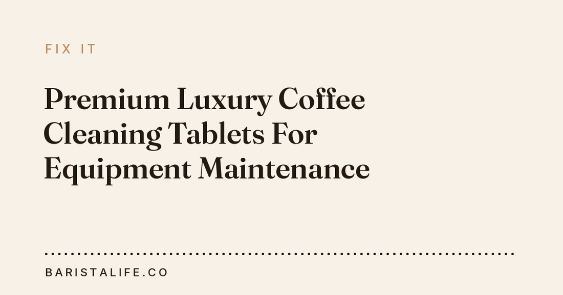 Premium Luxury Coffee Cleaning Tablets For Equipment Maintenance