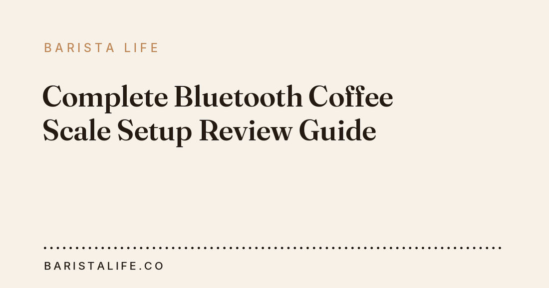Complete Bluetooth Coffee Scale Setup Review Guide