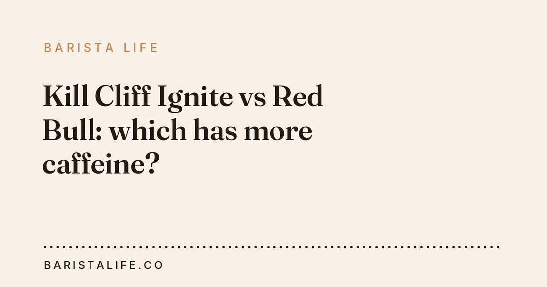 Kill Cliff Ignite vs Red Bull: which has more caffeine?