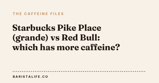 Starbucks Pike Place (grande) vs Red Bull: which has more caffeine?