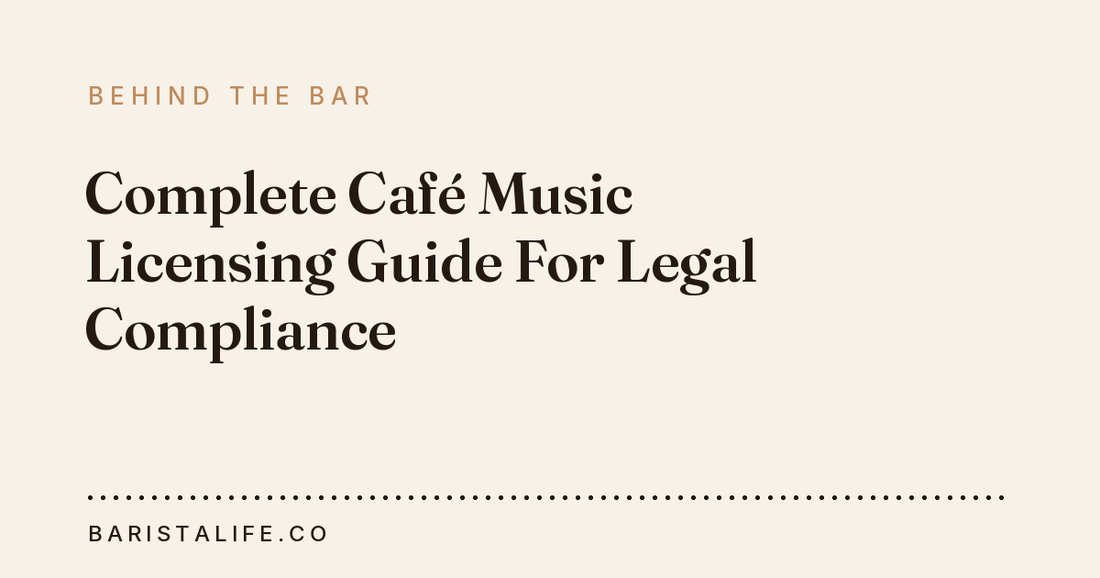 Complete Café Music Licensing Guide For Legal Compliance