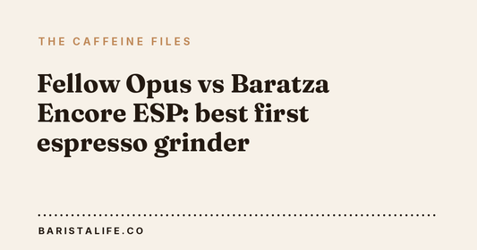 Fellow Opus vs Baratza Encore ESP: best first espresso grinder