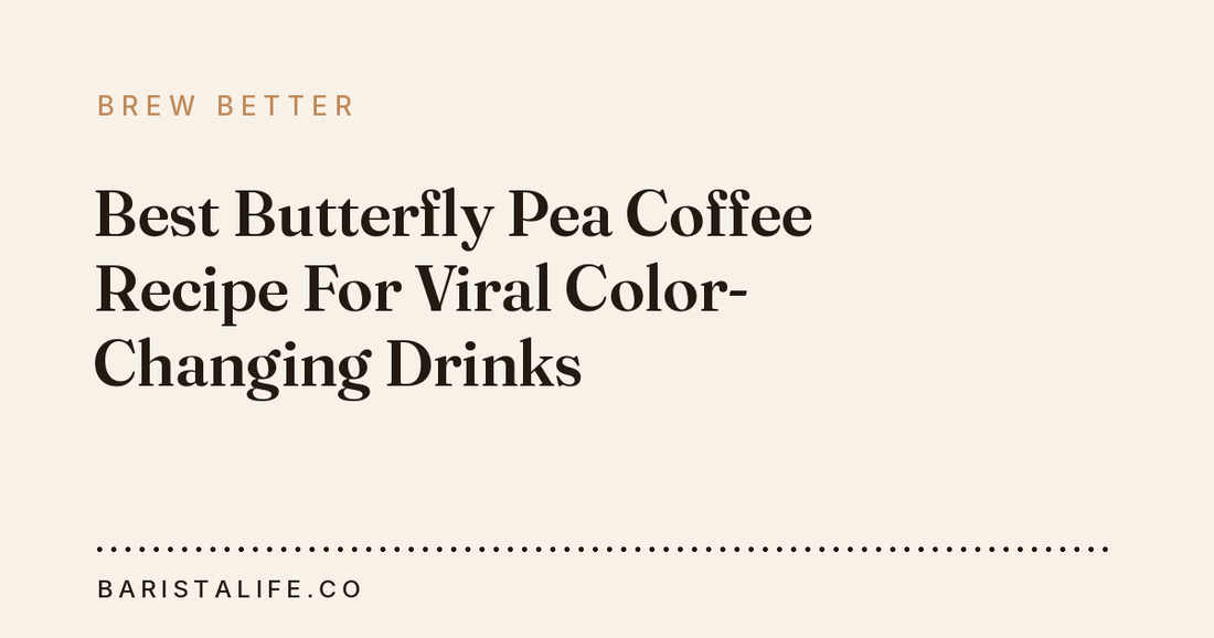 Best Butterfly Pea Coffee Recipe For Viral Color-Changing Drinks