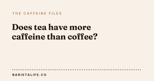 Does tea have more caffeine than coffee?