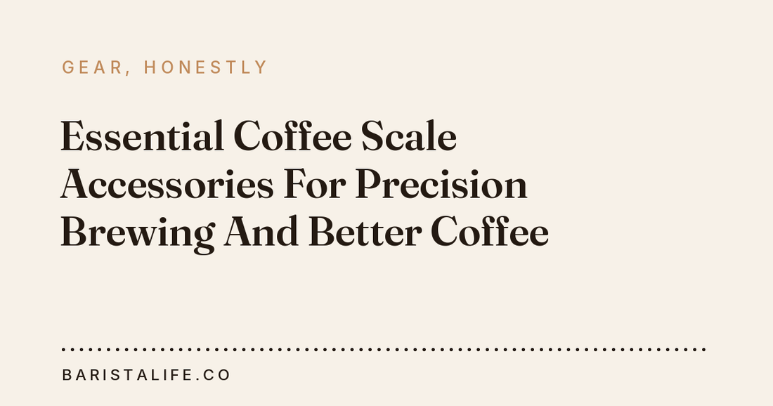 Essential Coffee Scale Accessories For Precision Brewing And Better Coffee