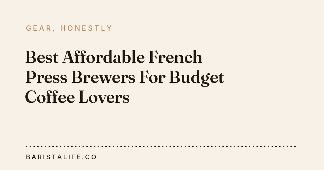 Best Affordable French Press Brewers For Budget Coffee Lovers