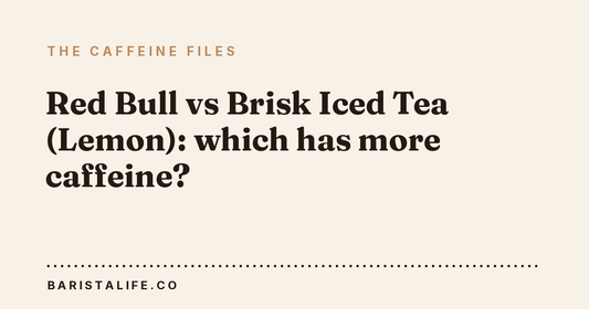 Red Bull vs Brisk Iced Tea (Lemon): which has more caffeine?
