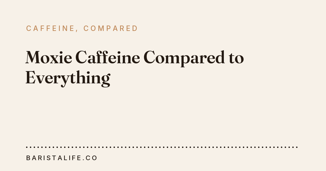 Moxie Caffeine Compared to Everything