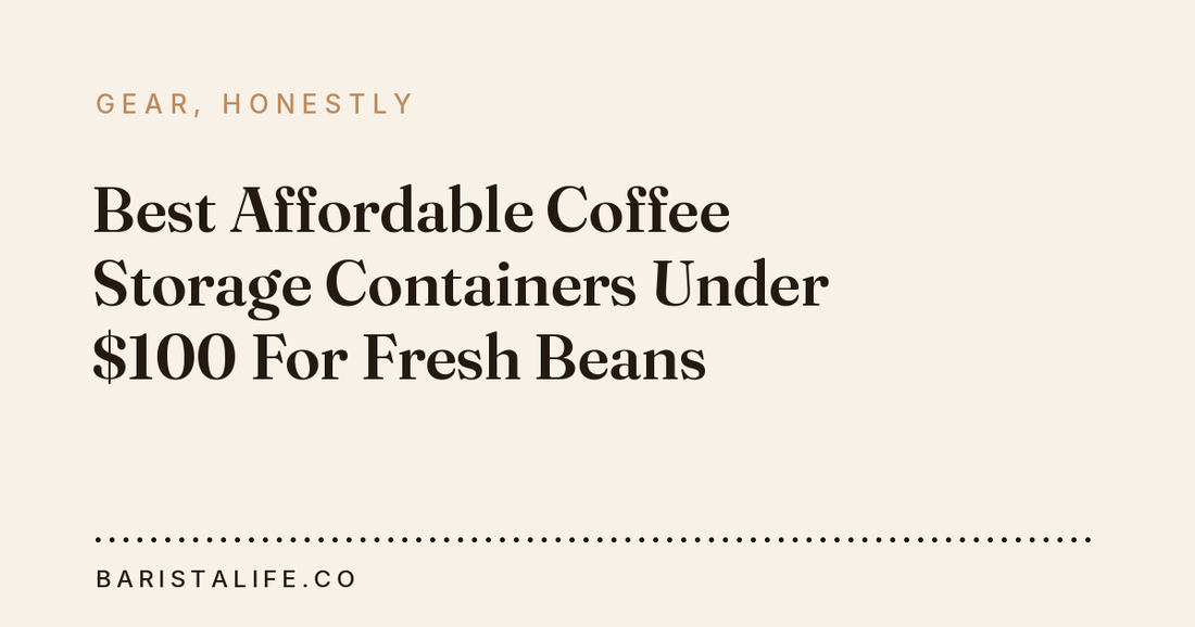 Best Affordable Coffee Storage Containers Under $100 For Fresh Beans