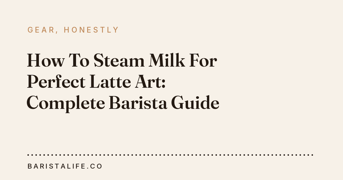 How To Steam Milk For Perfect Latte Art: Complete Barista Guide