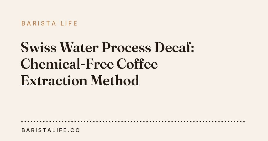 Swiss Water Process Decaf: Chemical-Free Coffee Extraction Method