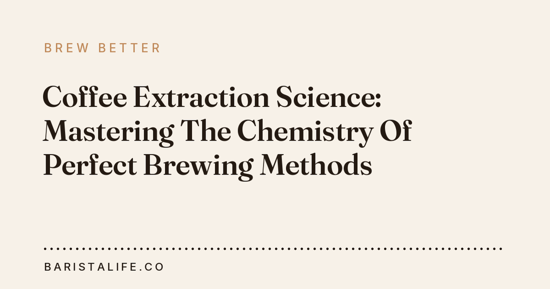 Coffee Extraction Science: Mastering The Chemistry Of Perfect Brewing Methods