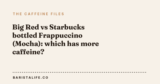 Big Red vs Starbucks bottled Frappuccino (Mocha): which has more caffeine?