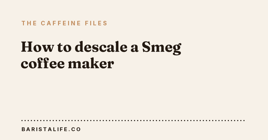 How to descale a Smeg coffee maker
