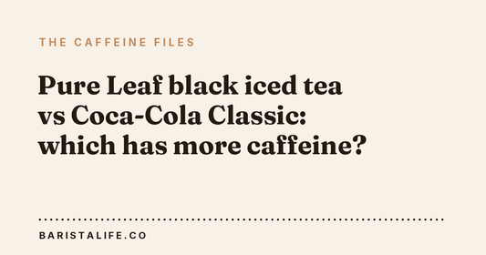 Pure Leaf black iced tea vs Coca-Cola Classic: which has more caffeine?