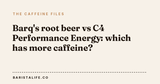 Barq's root beer vs C4 Performance Energy: which has more caffeine?
