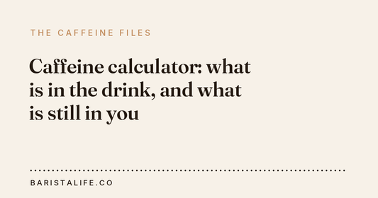 Caffeine calculator: what is in the drink, and what is still in you