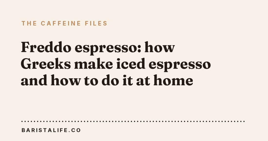 Freddo espresso: how Greeks make iced espresso and how to do it at home