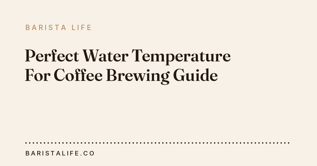 Perfect Water Temperature For Coffee Brewing Guide