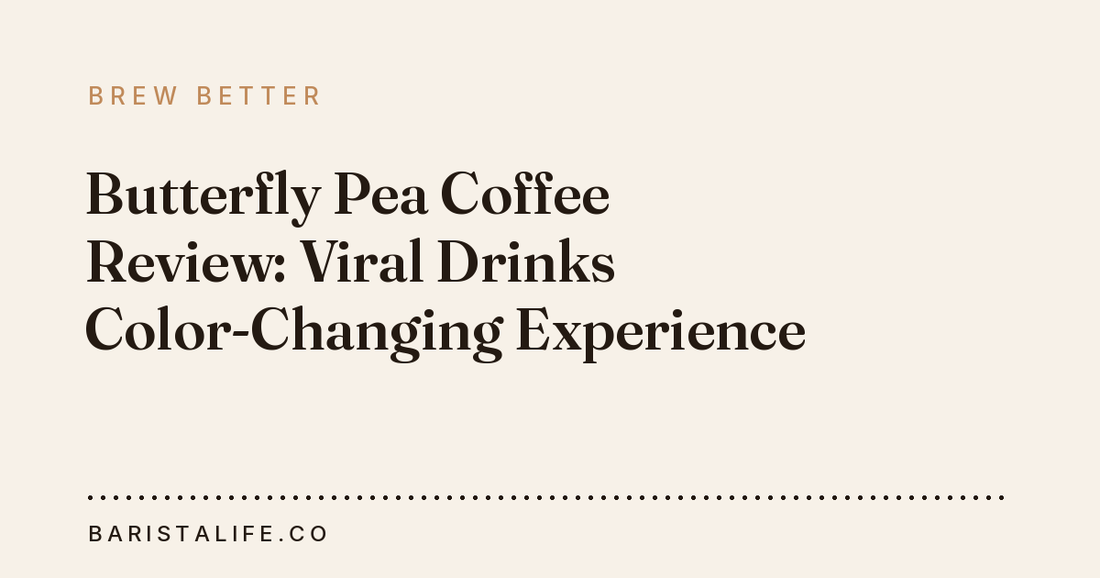 Butterfly Pea Coffee Review: Viral Drinks Color-Changing Experience