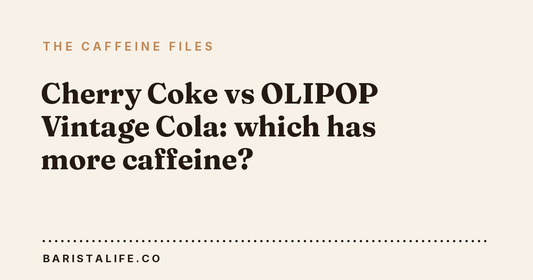 Cherry Coke vs OLIPOP Vintage Cola: which has more caffeine?