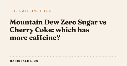 Mountain Dew Zero Sugar vs Cherry Coke: which has more caffeine?