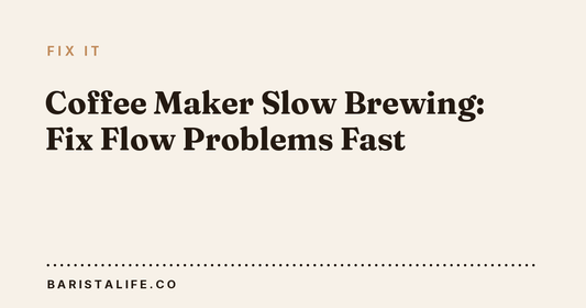 Coffee Maker Slow Brewing: Fix Flow Problems Fast