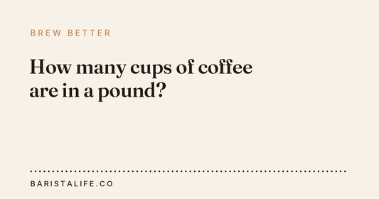 How many cups of coffee are in a pound?