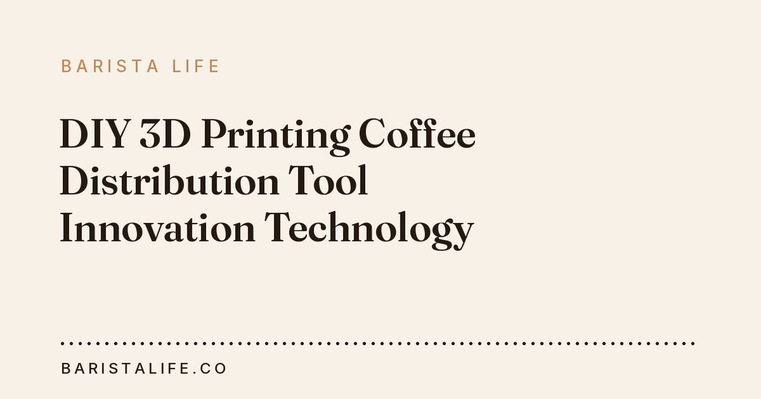 DIY 3D Printing Coffee Distribution Tool Innovation Technology