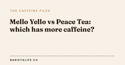 Mello Yello vs Peace Tea: which has more caffeine?