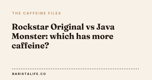 Rockstar Original vs Java Monster: which has more caffeine?