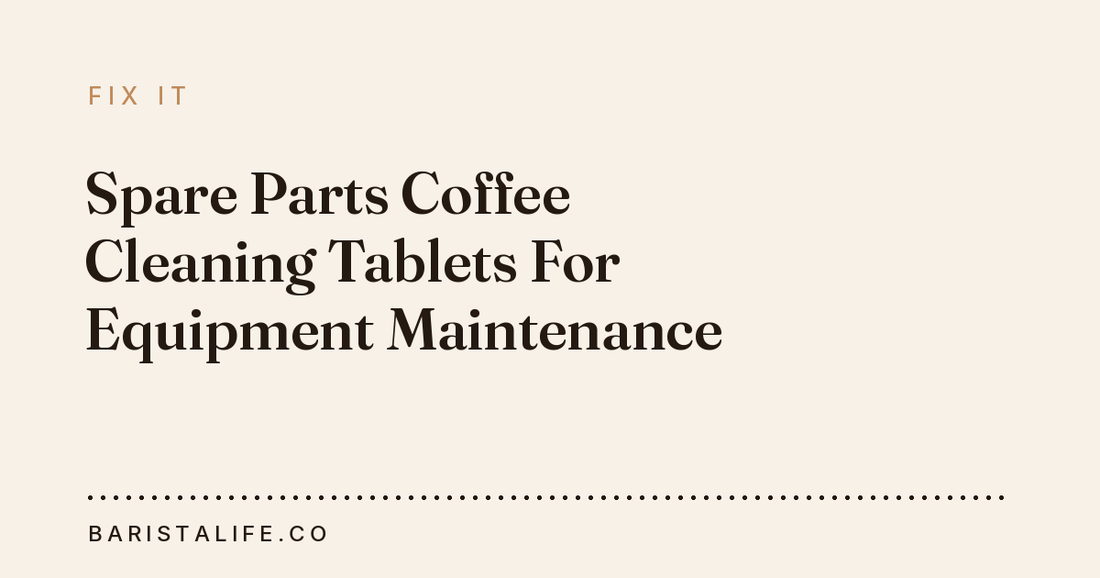 Spare Parts Coffee Cleaning Tablets For Equipment Maintenance