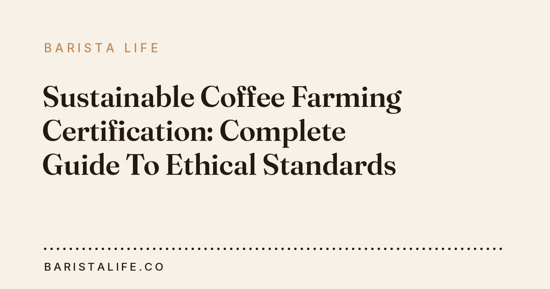 Sustainable Coffee Farming Certification: Complete Guide To Ethical Standards
