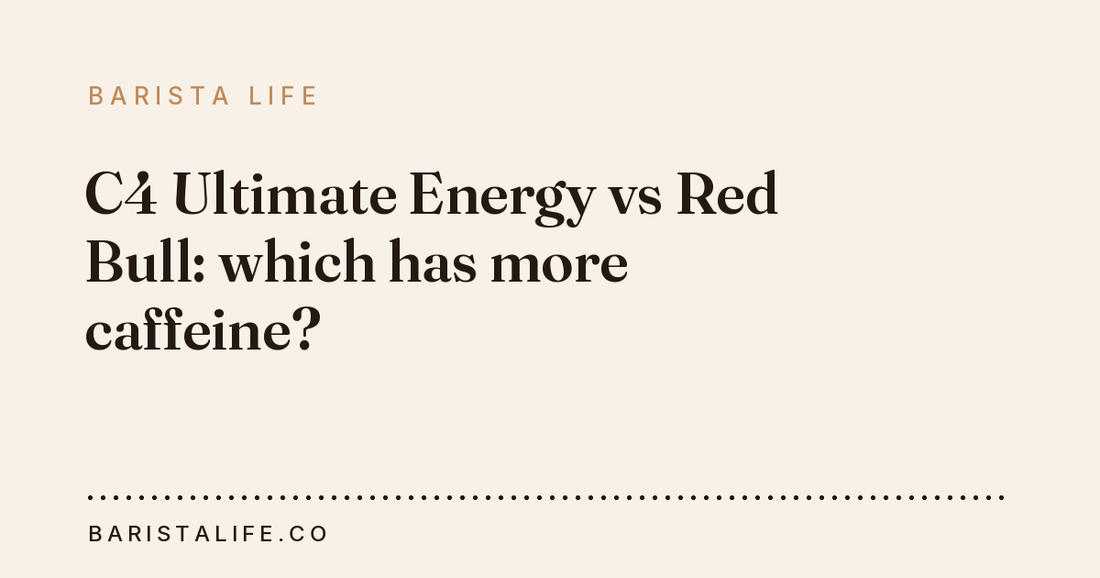 C4 Ultimate Energy vs Red Bull: which has more caffeine?