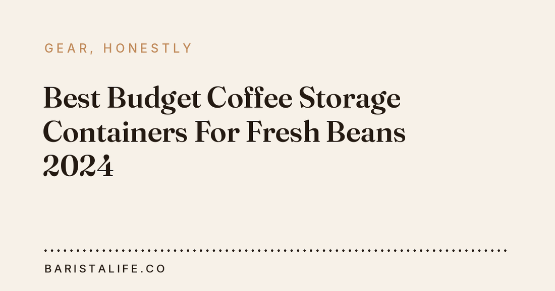 Best Budget Coffee Storage Containers For Fresh Beans 2024