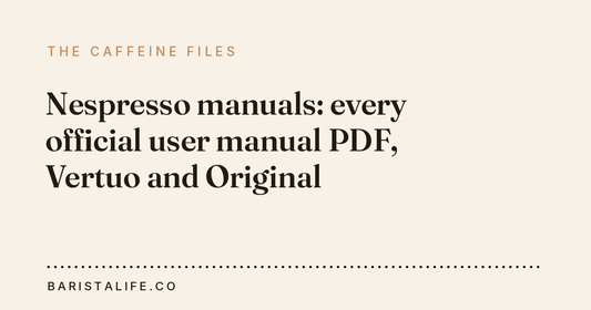Nespresso manuals: every official user manual PDF, Vertuo and Original