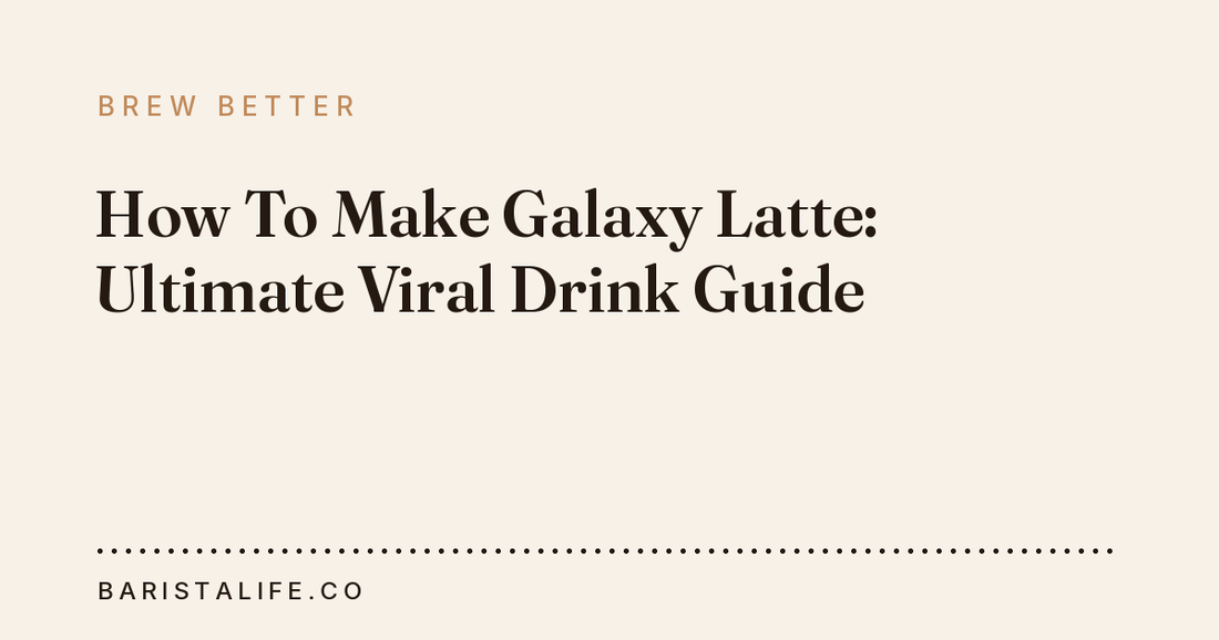 How To Make Galaxy Latte: Ultimate Viral Drink Guide