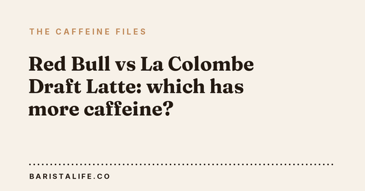 Red Bull vs La Colombe Draft Latte: which has more caffeine?