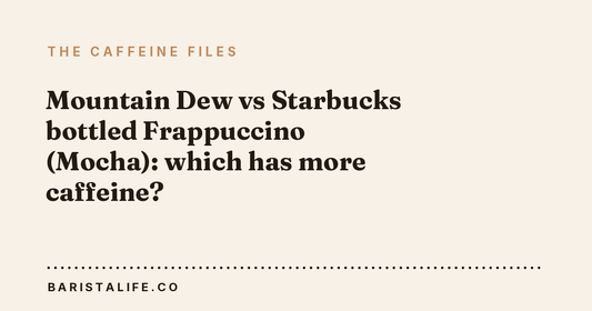 Mountain Dew vs Starbucks bottled Frappuccino (Mocha): which has more caffeine?