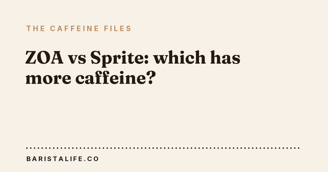 ZOA vs Sprite: which has more caffeine?