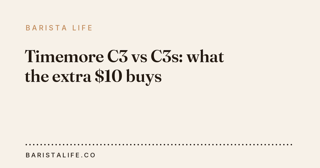 Timemore C3 vs C3s: what the extra $10 buys