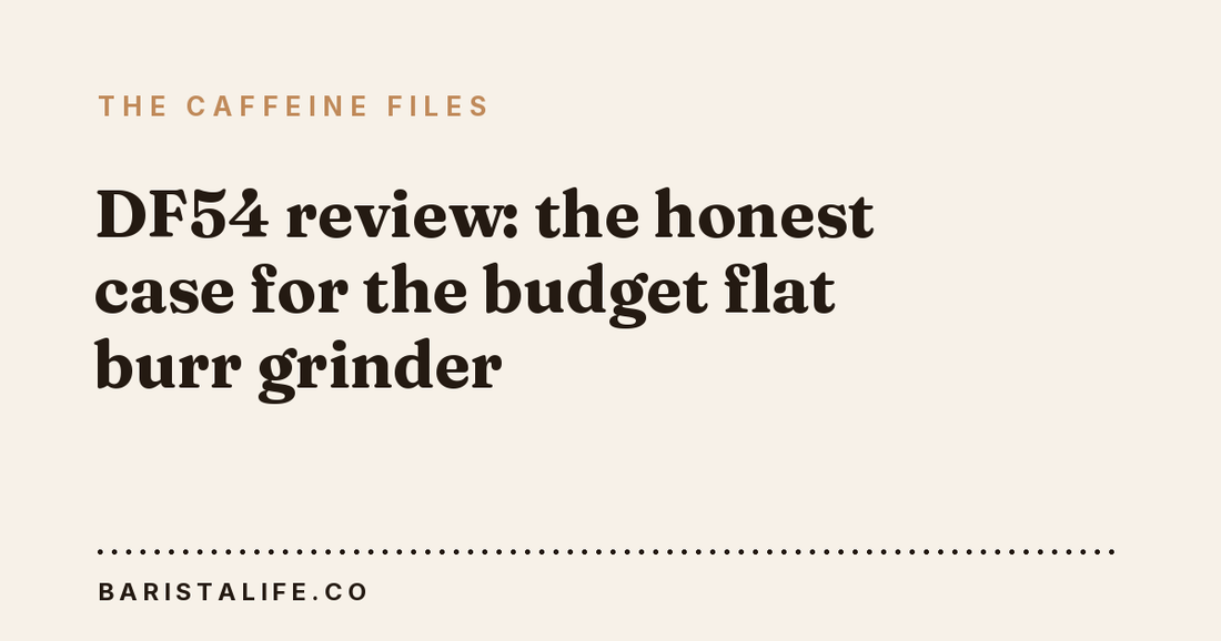 DF54 review: the honest case for the budget flat burr grinder