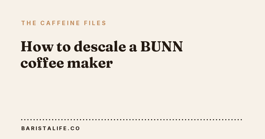 How to descale a BUNN coffee maker